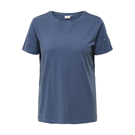 ONLY CARMAKOMA Len Life T-Shirt - Vintage Indigo