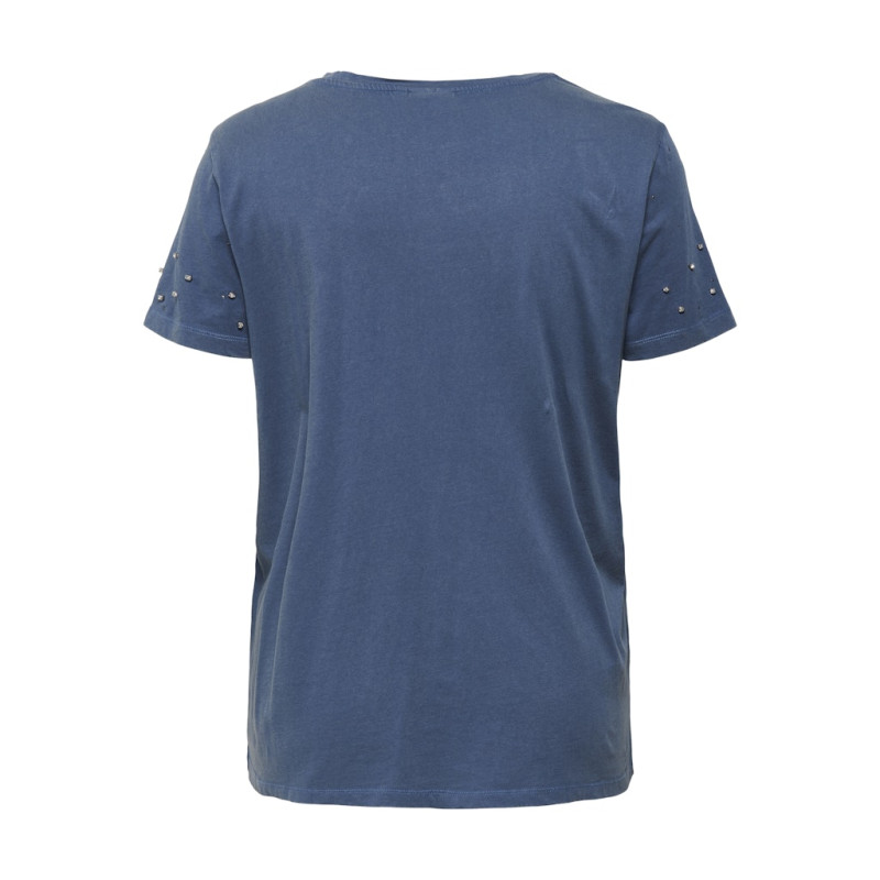 ONLY CARMAKOMA Len Life T-Shirt - Vintage Indigo