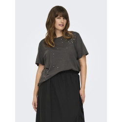 ONLY CARMAKOMA Len Life T-Shirt - Magnet