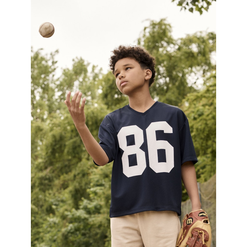 NAME IT KIDS Ferd T-Shirt - Navy Blazer