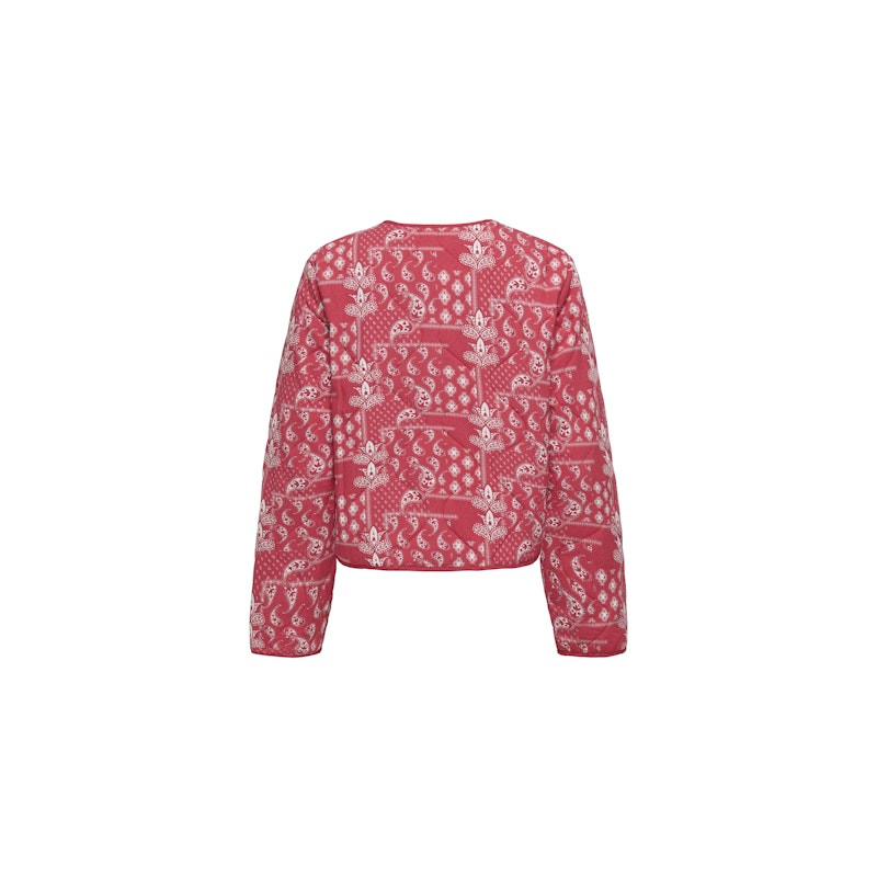ONLY Elvira Quilted Jakke - Mars Red