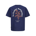 JACK & JONES JUNIOR Paros Easter Sketch T-Shirt - Ocean Cavern