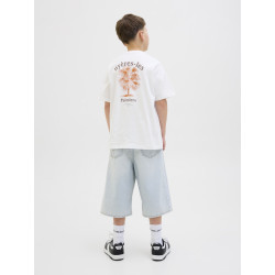 JACK & JONES JUNIOR Paros Easter Sketch T-Shirt - Bright White