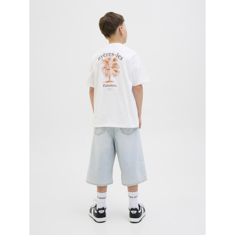 JACK & JONES JUNIOR Paros Easter Sketch T-Shirt - Bright White