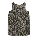 NAME IT MINI Zebra Twill Spencer Kjole - Cement