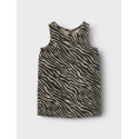 NAME IT MINI Zebra Twill Spencer Kjole - Cement