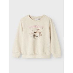 NAME IT MINI Boletta Sweatshirt - Peyote Melange