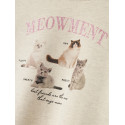 NAME IT MINI Boletta Sweatshirt - Peyote Melange