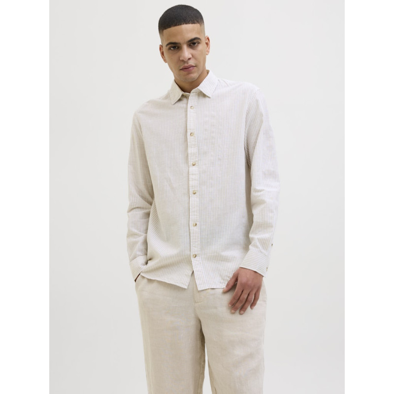 JACK & JONES Summer Skjorte - Oxford Tan