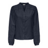 ONLY Sifi Skjorte Med Broderi Anglaise - Navy Blazer