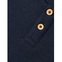 NAME IT Mini Kortærmet Rib T-shirt - Dark Sapphire
