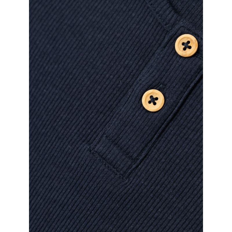 NAME IT Mini Kortærmet Rib T-shirt - Dark Sapphire