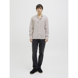 JACK & JONES ESSENTIALS Summer Band Skjorte - Crockery