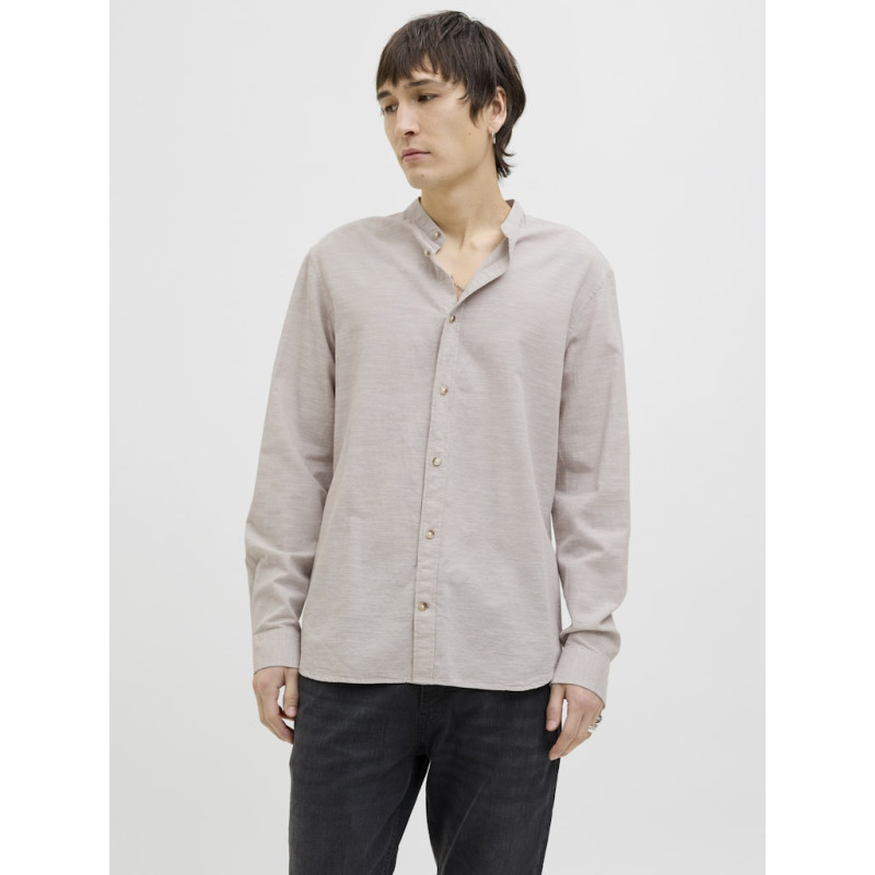 JACK & JONES ESSENTIALS Summer Band Skjorte - Crockery