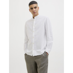 JACK & JONES ESSENTIALS Summer Band Skjorte - Hvid