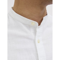 JACK & JONES ESSENTIALS Summer Band Skjorte - Hvid