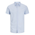 JACK & JONES PLUS Breeze Linen Blend Skjorte - Chambray Blue