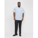 JACK & JONES PLUS Breeze Linen Blend Skjorte - Chambray Blue