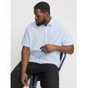JACK & JONES PLUS Breeze Linen Blend Skjorte - Chambray Blue