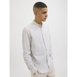 JACK & JONES ESSENTIALS Summer Band Skjorte - Oxford Tan