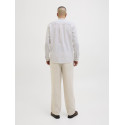 JACK & JONES ESSENTIALS Summer Band Skjorte - Oxford Tan
