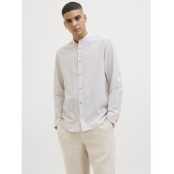 JACK & JONES ESSENTIALS Summer Band Skjorte - Oxford Tan