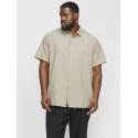 JACK & JONES PLUS Breeze Linen Blend Skjorte - Crockery