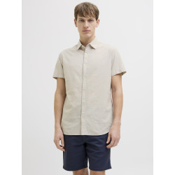 JJ REBEL Moss Sunny Hør Skjorte - Moonbeam