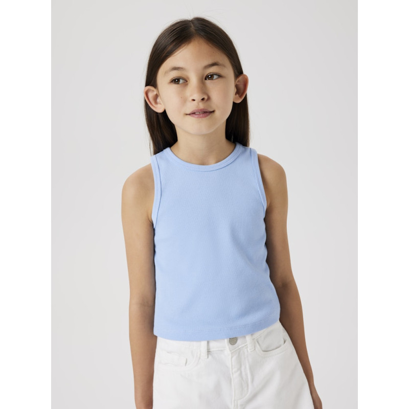 NAME IT KIDS Nakal Kort Top - Serenity