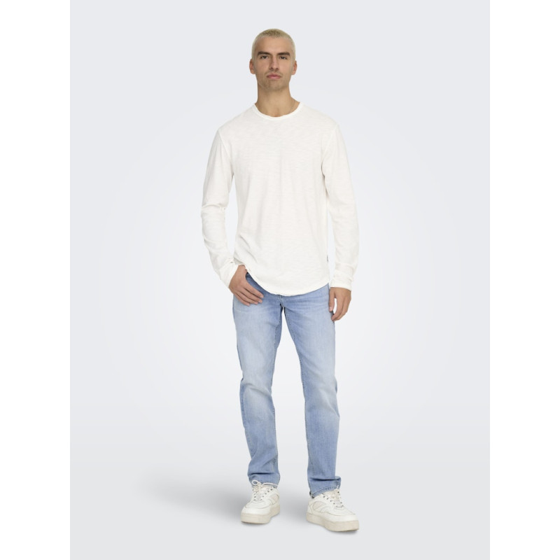 ONLY & SONS Weft Reg. Box Pim Jeans - Light Blue Denim