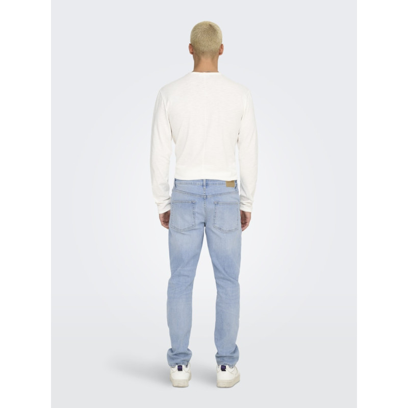 ONLY & SONS Weft Reg. Box Pim Jeans - Light Blue Denim