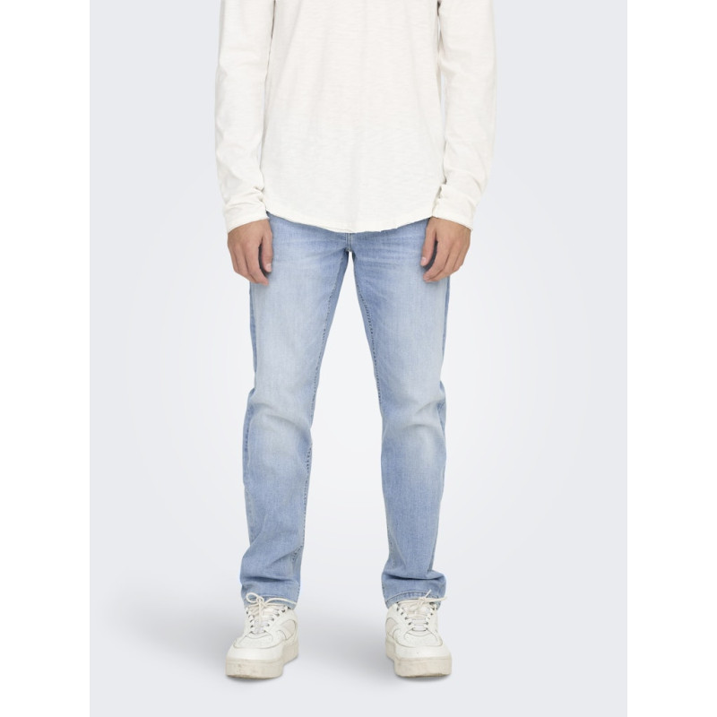 ONLY & SONS Weft Reg. Box Pim Jeans - Light Blue Denim