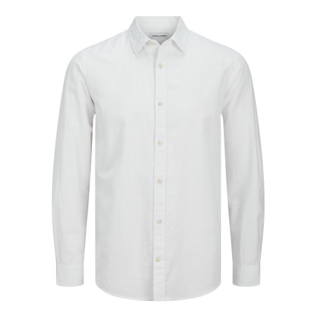 JACK & JONES Summer Hør Skjorte - Hvid