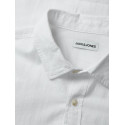 JACK & JONES Summer Hør Skjorte - Hvid