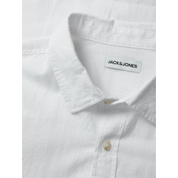 JACK & JONES Summer Hør Skjorte - Hvid