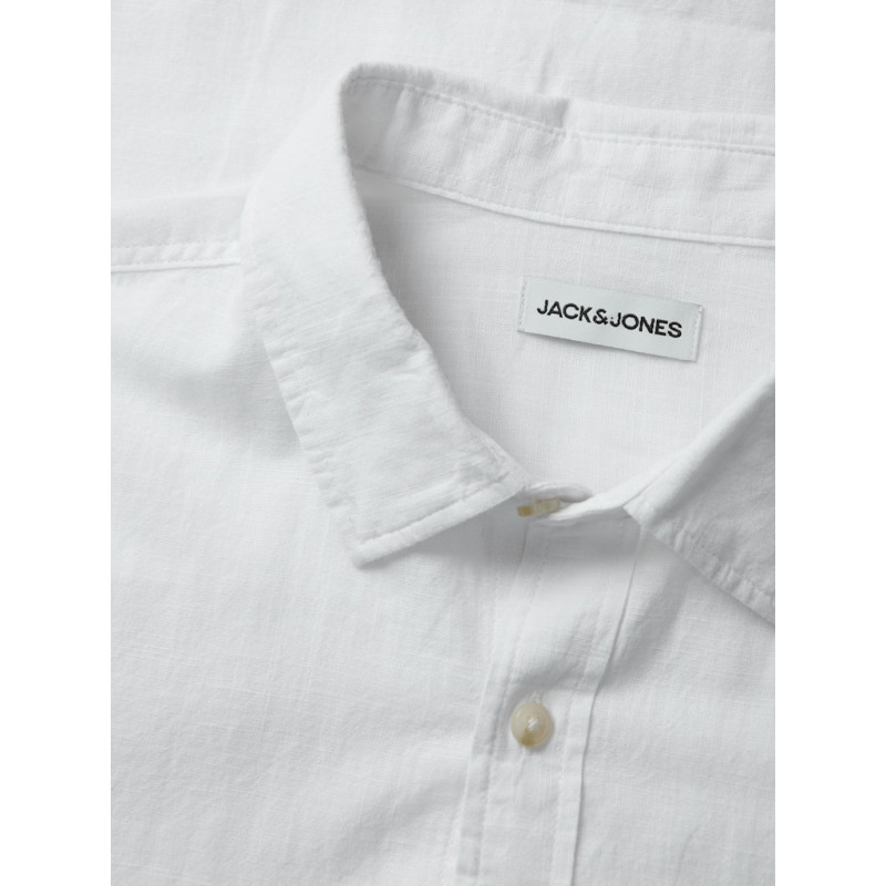 JACK & JONES Summer Hør Skjorte - Hvid