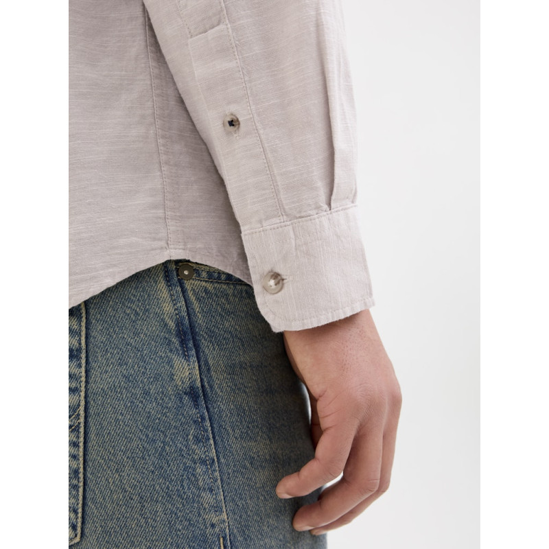 JACK & JONES Summer Hør Skjorte - Crockery