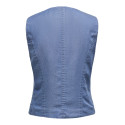 ONLY Iris Charis Life Vest - Medium Blue Denim