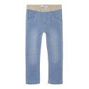 NAME IT Mini Salli Slim Sweat Jeans - Light Blue Denim