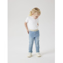 NAME IT Mini Salli Slim Sweat Jeans - Light Blue Denim