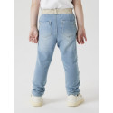 NAME IT Mini Salli Slim Sweat Jeans - Light Blue Denim