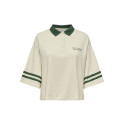 ONLY Kelly Oversized Polo - Birch / Pineneedle