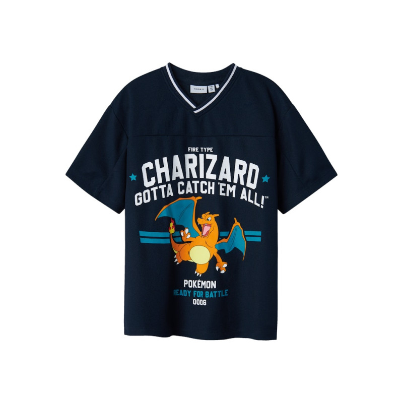 NAME IT KIDS Milas Pokemon T-shirt - Navy Blazer