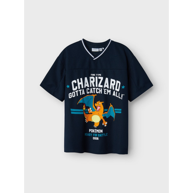 NAME IT KIDS Milas Pokemon T-shirt - Navy Blazer