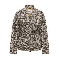 ONLY Elvira Jakke Med Bælte - Humus