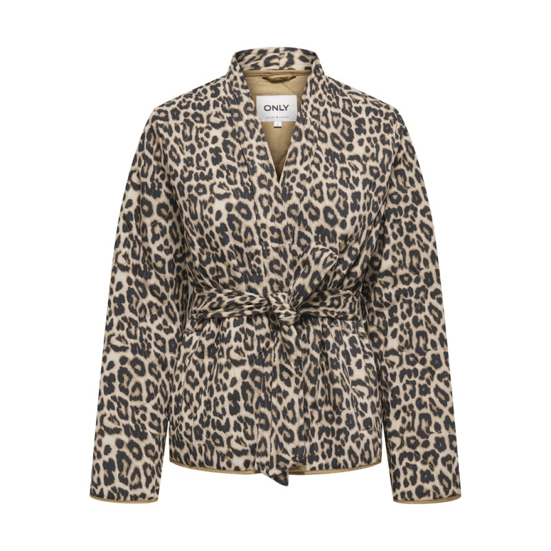 ONLY Elvira Jakke Med Bælte - Humus