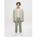 JACK & JONES PLUS Breeze Band Hør Skjorte - Crockery