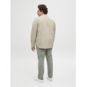 JACK & JONES PLUS Breeze Band Hør Skjorte - Crockery