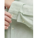 JACK & JONES PLUS Breeze Band Hør Skjorte - Iceberg Green
