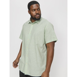 JACK & JONES PLUS Breeze Hør Skjorte - Iceberg Green